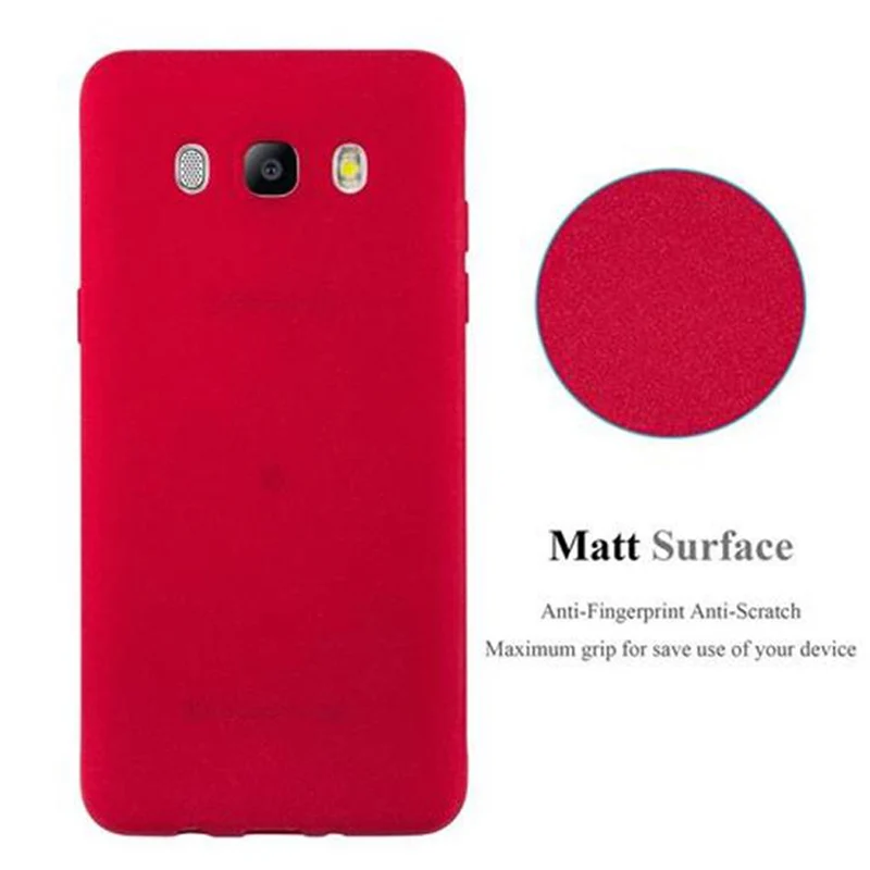Cadorabo Hülle kompatibel mit Samsung Galaxy J5 2016 Schutzhülle aus flexiblem TPU Silikon