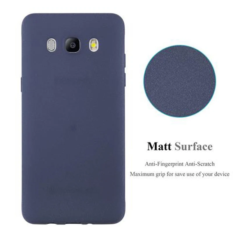 Cadorabo Hülle kompatibel mit Samsung Galaxy J5 2016 Schutzhülle aus flexiblem TPU Silikon