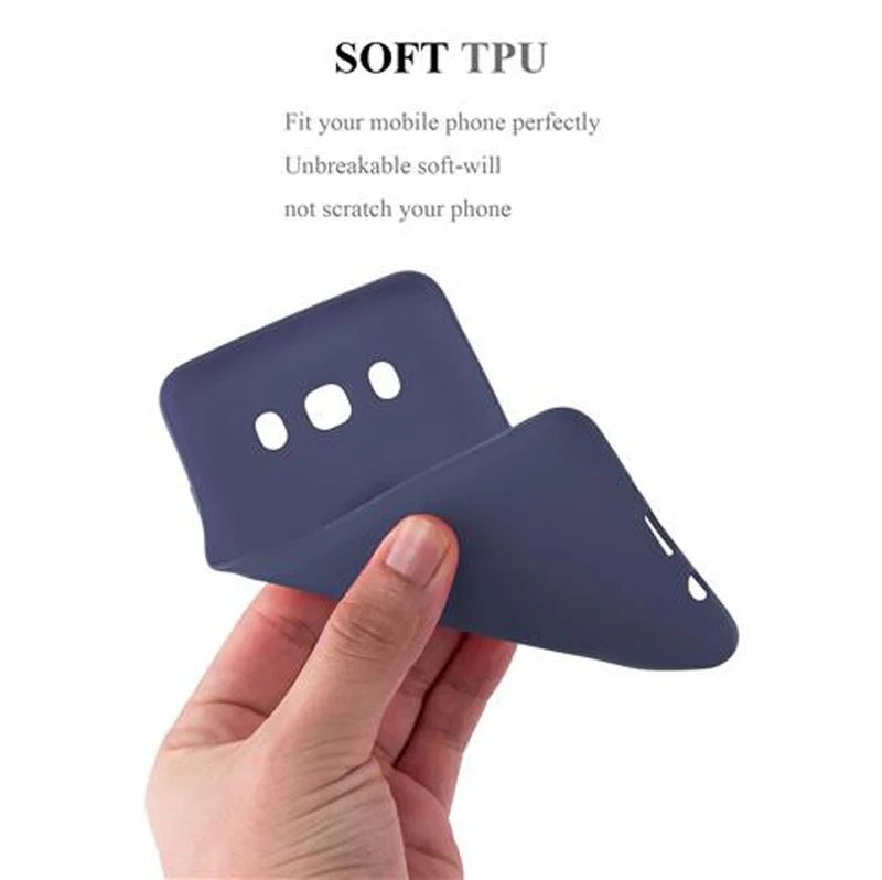 Cadorabo Hülle kompatibel mit Samsung Galaxy J5 2016 Schutzhülle aus flexiblem TPU Silikon