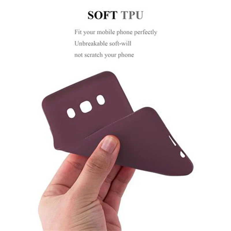 Cadorabo Hülle kompatibel mit Samsung Galaxy J5 2016 Schutzhülle aus flexiblem TPU Silikon
