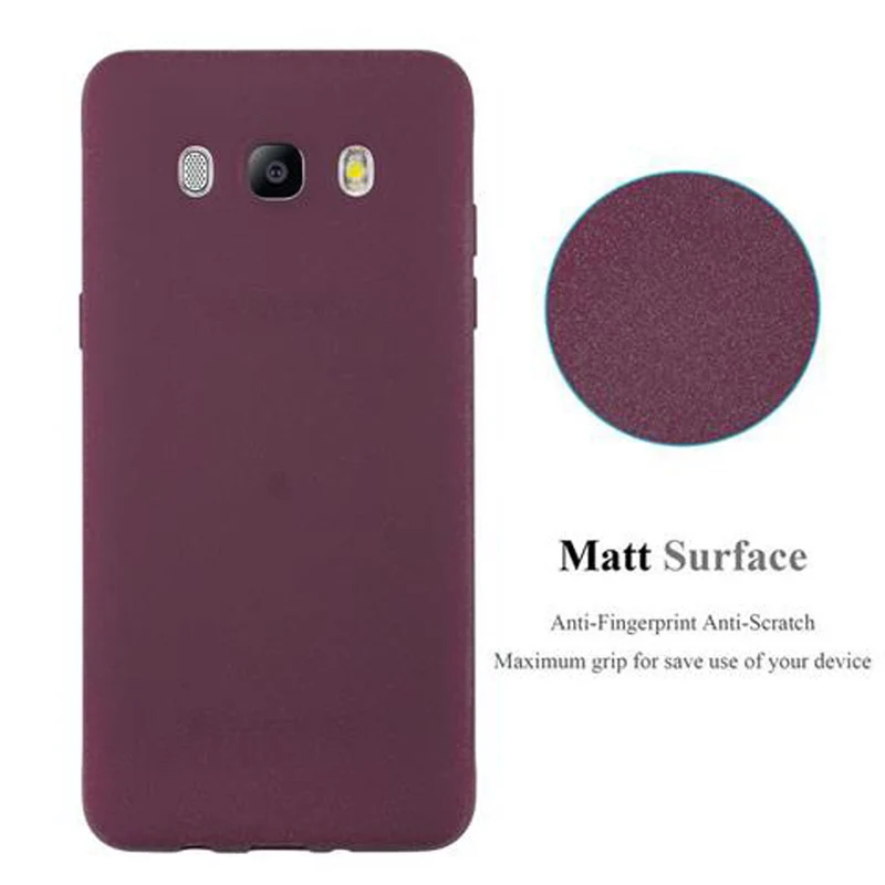 Cadorabo Hülle kompatibel mit Samsung Galaxy J5 2016 Schutzhülle aus flexiblem TPU Silikon