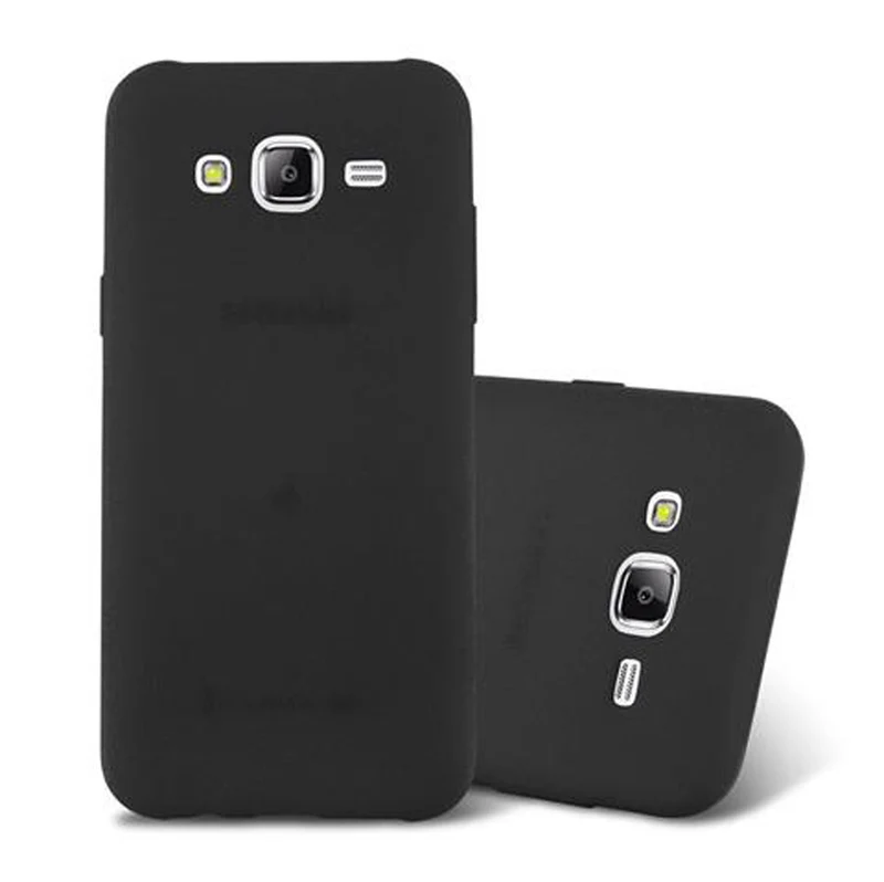Cadorabo Hülle kompatibel mit Samsung Galaxy J5 2015 Schutzhülle aus flexiblem TPU Silikon