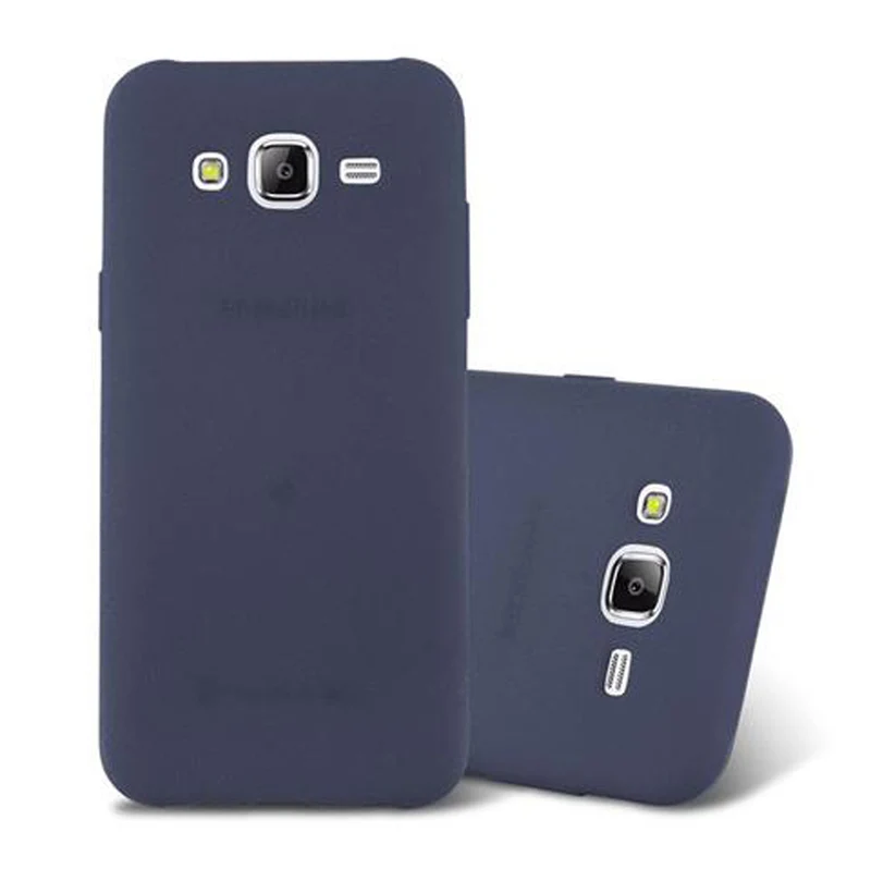 Cadorabo Hülle kompatibel mit Samsung Galaxy J5 2015 Schutzhülle aus flexiblem TPU Silikon