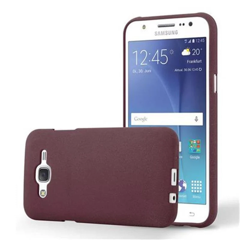 Cadorabo Hülle kompatibel mit Samsung Galaxy J5 2015 Schutzhülle aus flexiblem TPU Silikon