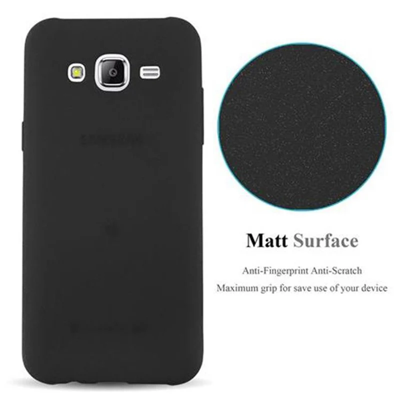 Cadorabo Hülle kompatibel mit Samsung Galaxy J5 2015 Schutzhülle aus flexiblem TPU Silikon