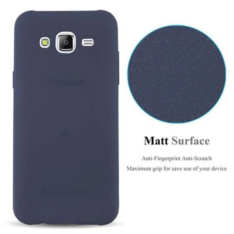 Cadorabo Hülle kompatibel mit Samsung Galaxy J5 2015 Schutzhülle aus flexiblem TPU Silikon