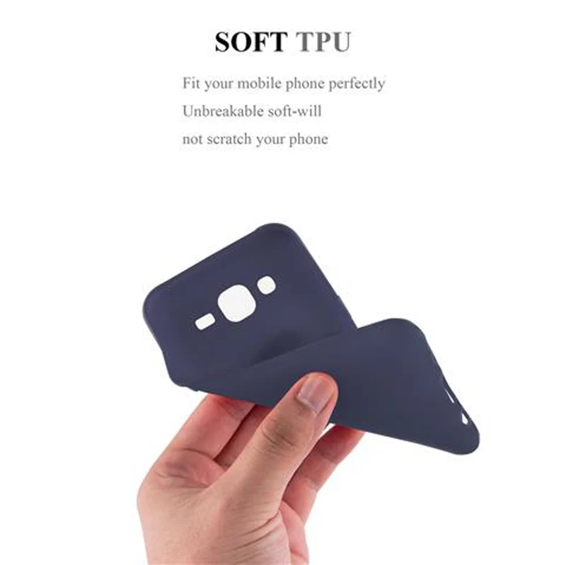 Cadorabo Hülle kompatibel mit Samsung Galaxy J5 2015 Schutzhülle aus flexiblem TPU Silikon