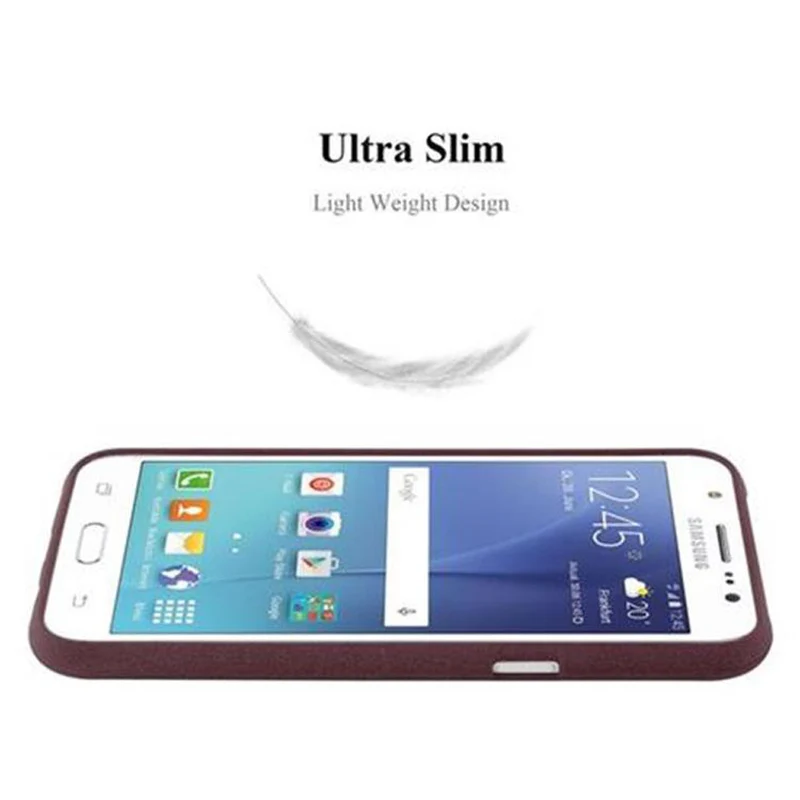 Cadorabo Hülle kompatibel mit Samsung Galaxy J5 2015 Schutzhülle aus flexiblem TPU Silikon