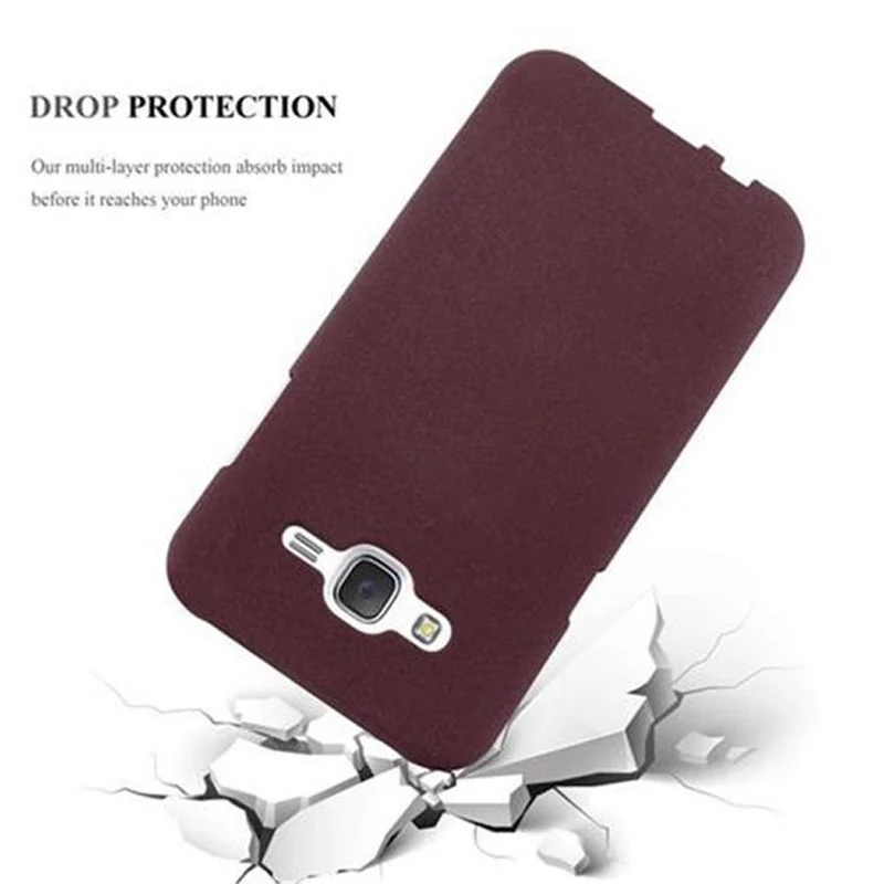 Cadorabo Hülle kompatibel mit Samsung Galaxy J5 2015 Schutzhülle aus flexiblem TPU Silikon