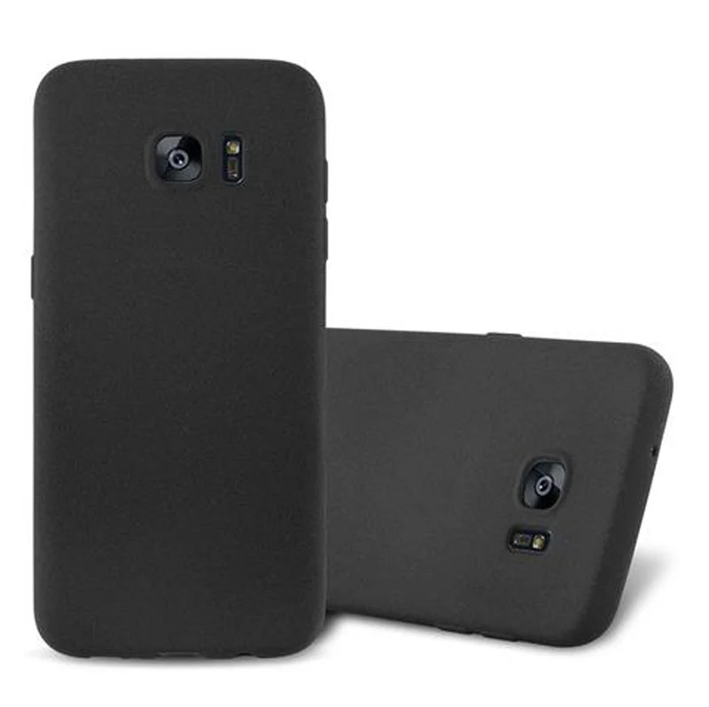 Cadorabo Hülle kompatibel mit Samsung Galaxy S7 EDGE Schutzhülle aus flexiblem TPU Silikon