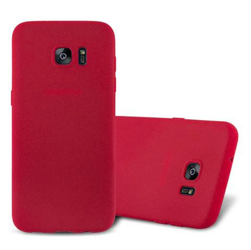 Cadorabo Hülle kompatibel mit Samsung Galaxy S7 EDGE Schutzhülle aus flexiblem TPU Silikon