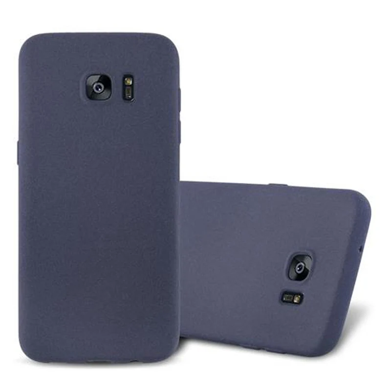 Cadorabo Hülle kompatibel mit Samsung Galaxy S7 EDGE Schutzhülle aus flexiblem TPU Silikon