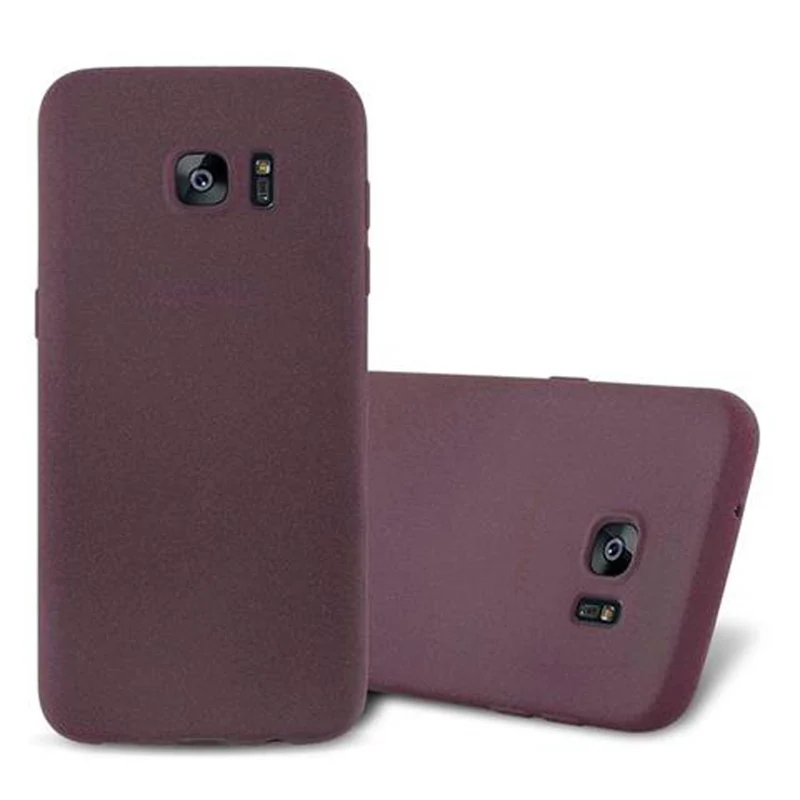 Cadorabo Hülle kompatibel mit Samsung Galaxy S7 EDGE Schutzhülle aus flexiblem TPU Silikon