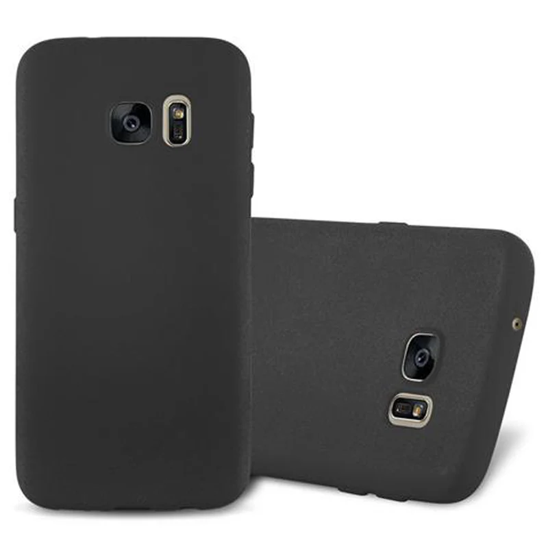 Cadorabo Hülle kompatibel mit Samsung Galaxy S7 Schutzhülle aus flexiblem TPU Silikon