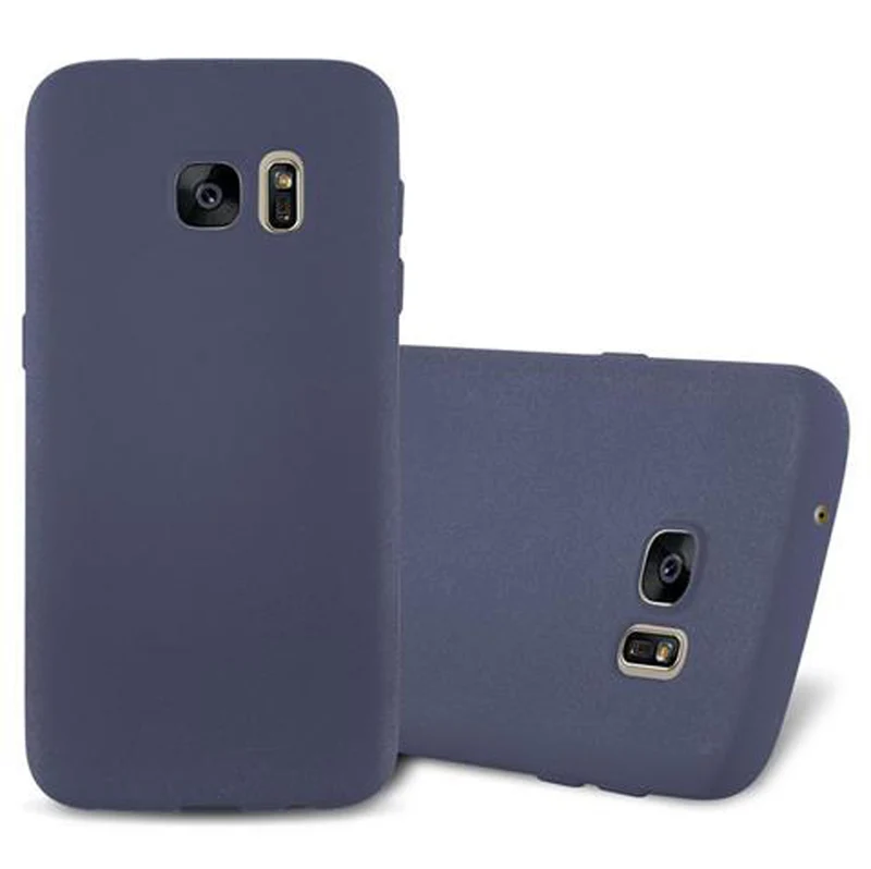 Cadorabo Hülle kompatibel mit Samsung Galaxy S7 Schutzhülle aus flexiblem TPU Silikon