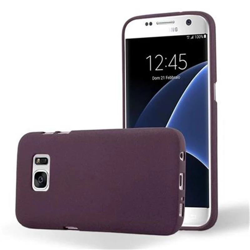 Cadorabo Hülle kompatibel mit Samsung Galaxy S7 Schutzhülle aus flexiblem TPU Silikon