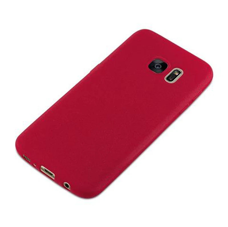 Cadorabo Hülle kompatibel mit Samsung Galaxy S7 Schutzhülle aus flexiblem TPU Silikon