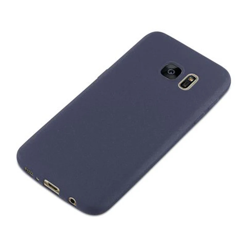 Cadorabo Hülle kompatibel mit Samsung Galaxy S7 Schutzhülle aus flexiblem TPU Silikon