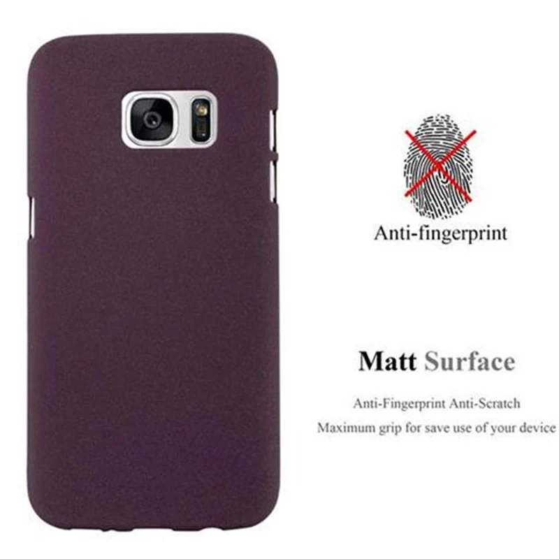 Cadorabo Hülle kompatibel mit Samsung Galaxy S7 Schutzhülle aus flexiblem TPU Silikon