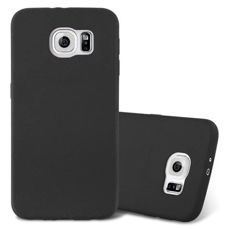 Cadorabo Hülle kompatibel mit Samsung Galaxy S6 Schutzhülle aus flexiblem TPU Silikon