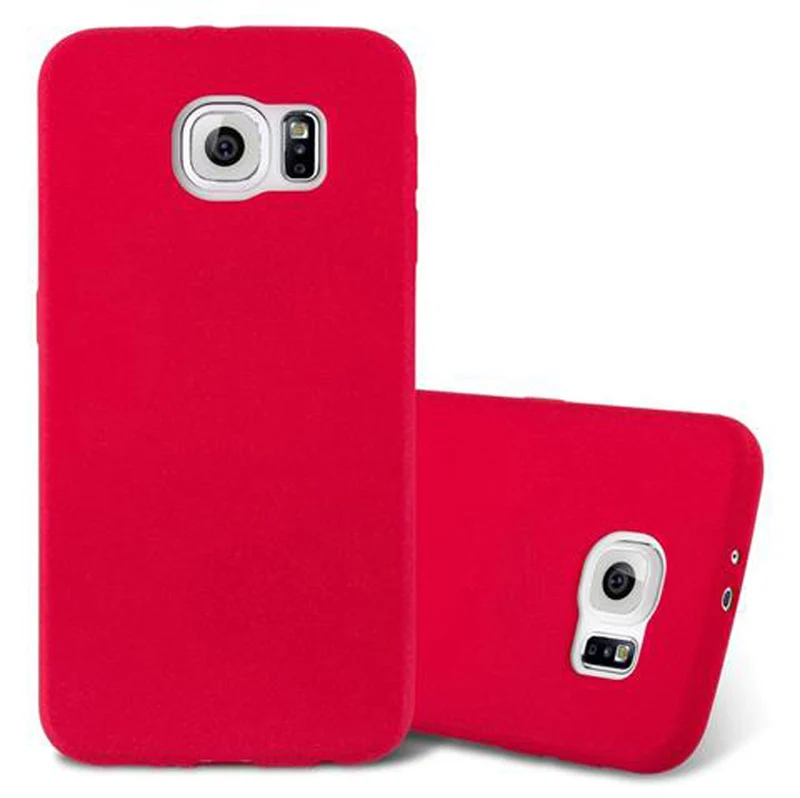 Cadorabo Hülle kompatibel mit Samsung Galaxy S6 Schutzhülle aus flexiblem TPU Silikon