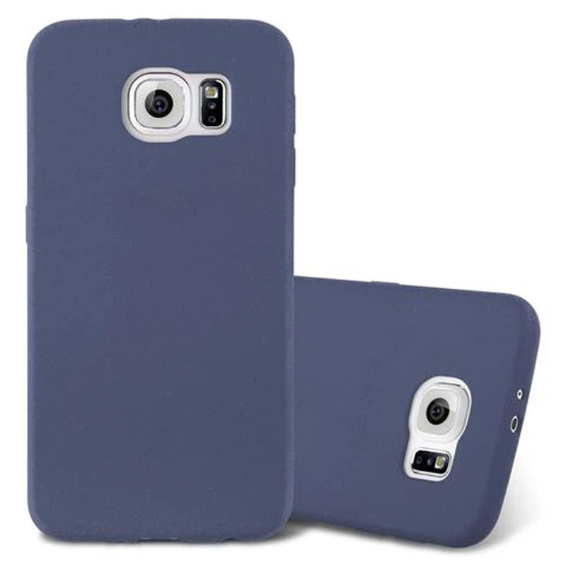 Cadorabo Hülle kompatibel mit Samsung Galaxy S6 Schutzhülle aus flexiblem TPU Silikon