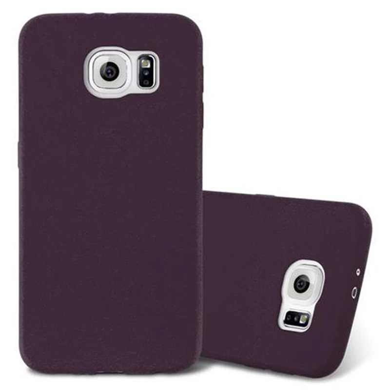 Cadorabo Hülle kompatibel mit Samsung Galaxy S6 Schutzhülle aus flexiblem TPU Silikon