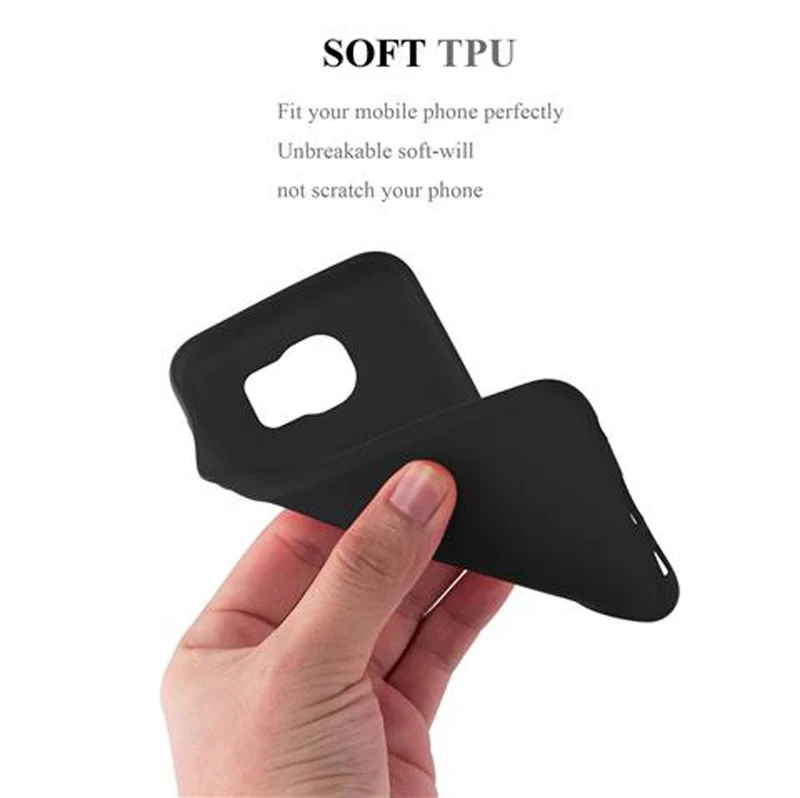 Cadorabo Hülle kompatibel mit Samsung Galaxy S6 Schutzhülle aus flexiblem TPU Silikon