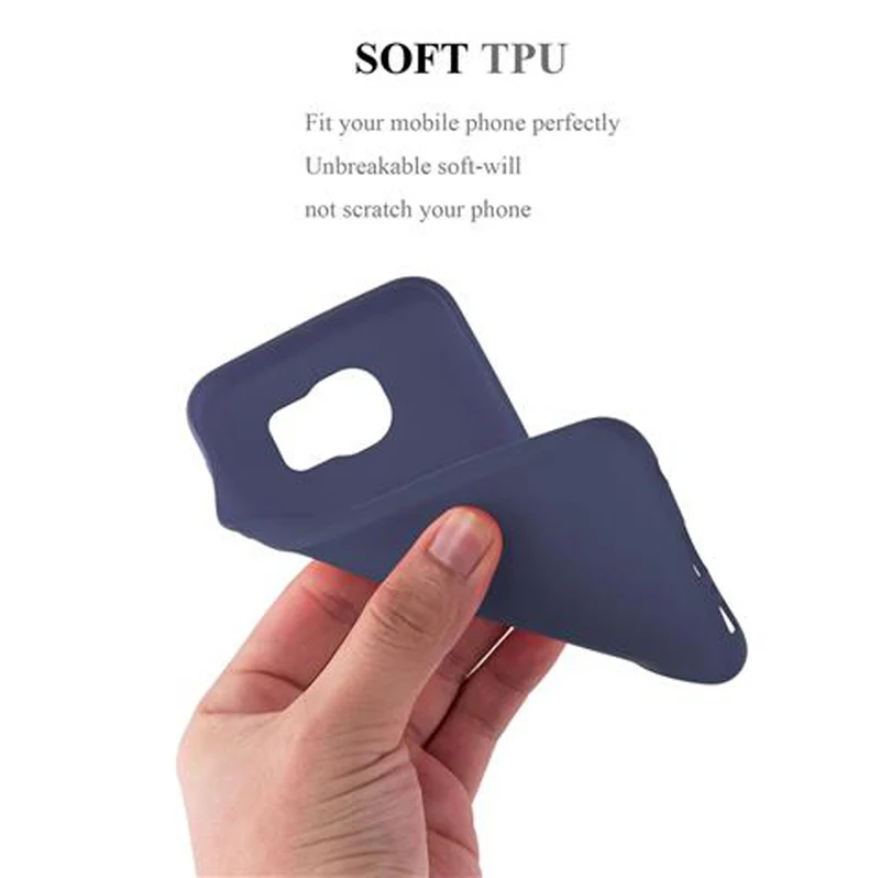 Cadorabo Hülle kompatibel mit Samsung Galaxy S6 Schutzhülle aus flexiblem TPU Silikon