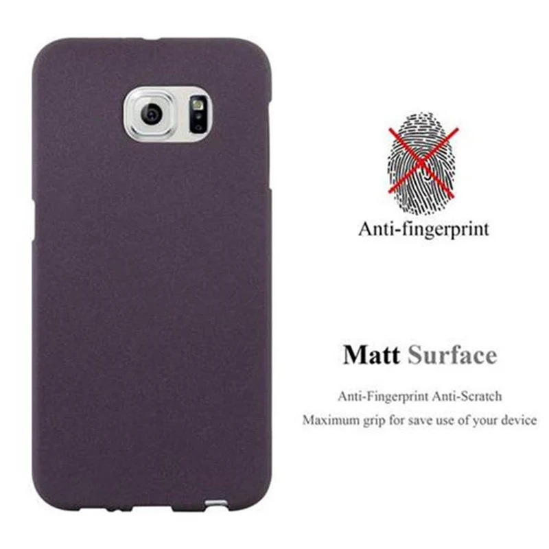 Cadorabo Hülle kompatibel mit Samsung Galaxy S6 Schutzhülle aus flexiblem TPU Silikon