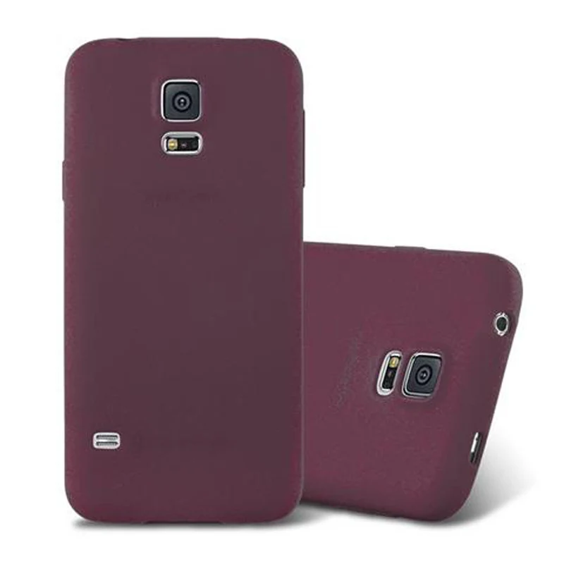 Cadorabo Hülle kompatibel mit Samsung Galaxy S5 / S5 NEO Schutzhülle aus flexiblem TPU Silikon