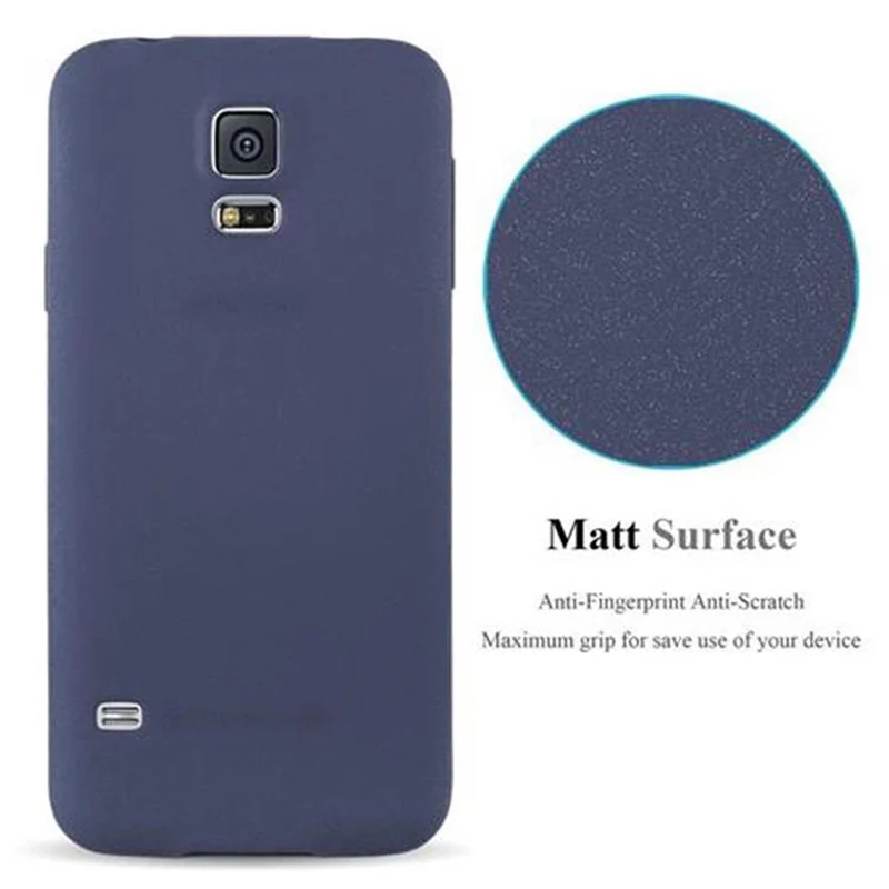 Cadorabo Hülle kompatibel mit Samsung Galaxy S5 / S5 NEO Schutzhülle aus flexiblem TPU Silikon