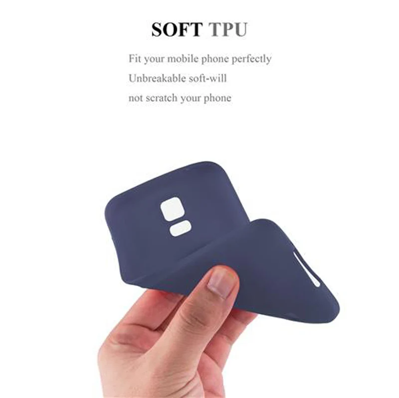 Cadorabo Hülle kompatibel mit Samsung Galaxy S5 / S5 NEO Schutzhülle aus flexiblem TPU Silikon