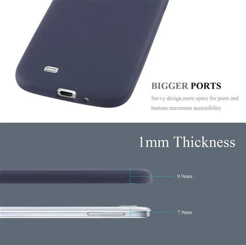 Cadorabo Hülle kompatibel mit Samsung Galaxy S4 Schutzhülle aus flexiblem TPU Silikon