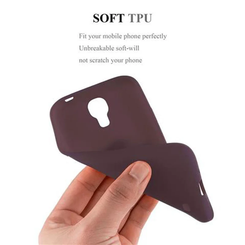 Cadorabo Hülle kompatibel mit Samsung Galaxy S4 Schutzhülle aus flexiblem TPU Silikon