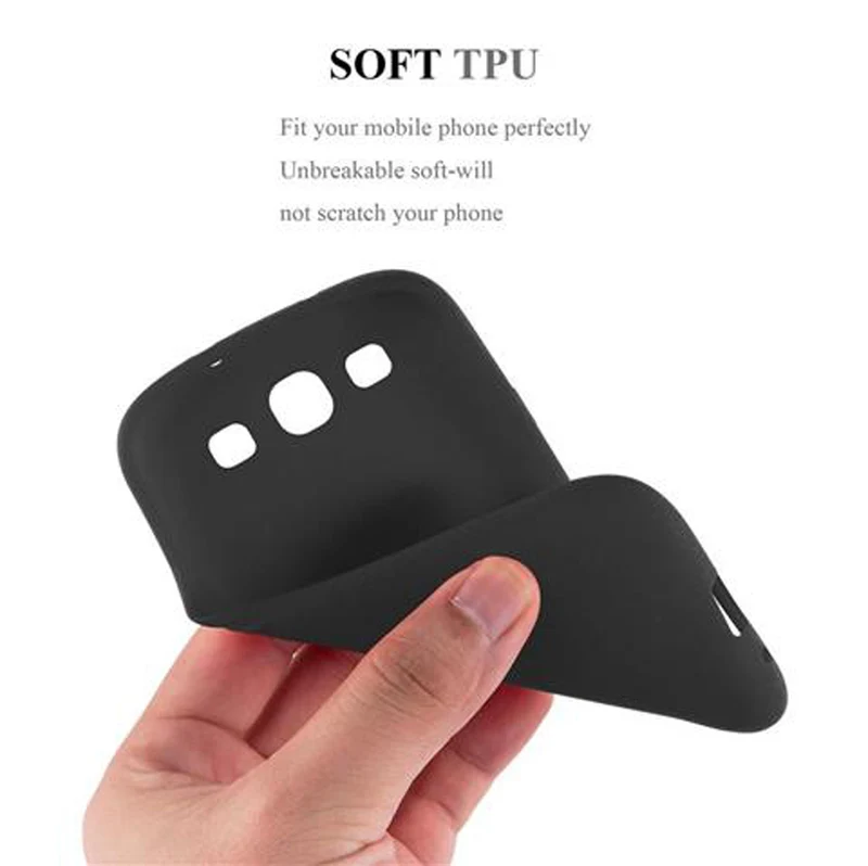 Cadorabo Hülle kompatibel mit Samsung Galaxy S3 / S3 NEO Schutzhülle aus flexiblem TPU Silikon