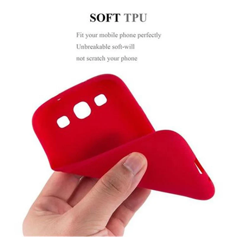 Cadorabo Hülle kompatibel mit Samsung Galaxy S3 / S3 NEO Schutzhülle aus flexiblem TPU Silikon