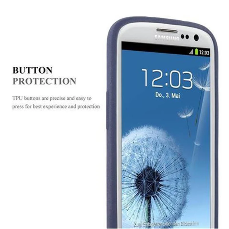 Cadorabo Hülle kompatibel mit Samsung Galaxy S3 / S3 NEO Schutzhülle aus flexiblem TPU Silikon
