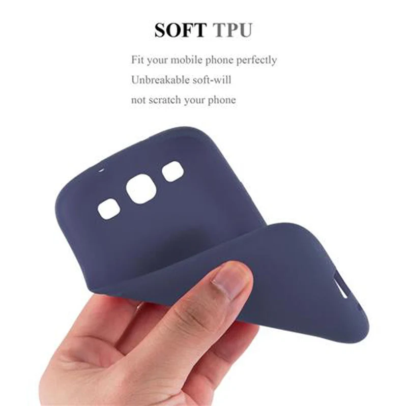 Cadorabo Hülle kompatibel mit Samsung Galaxy S3 / S3 NEO Schutzhülle aus flexiblem TPU Silikon