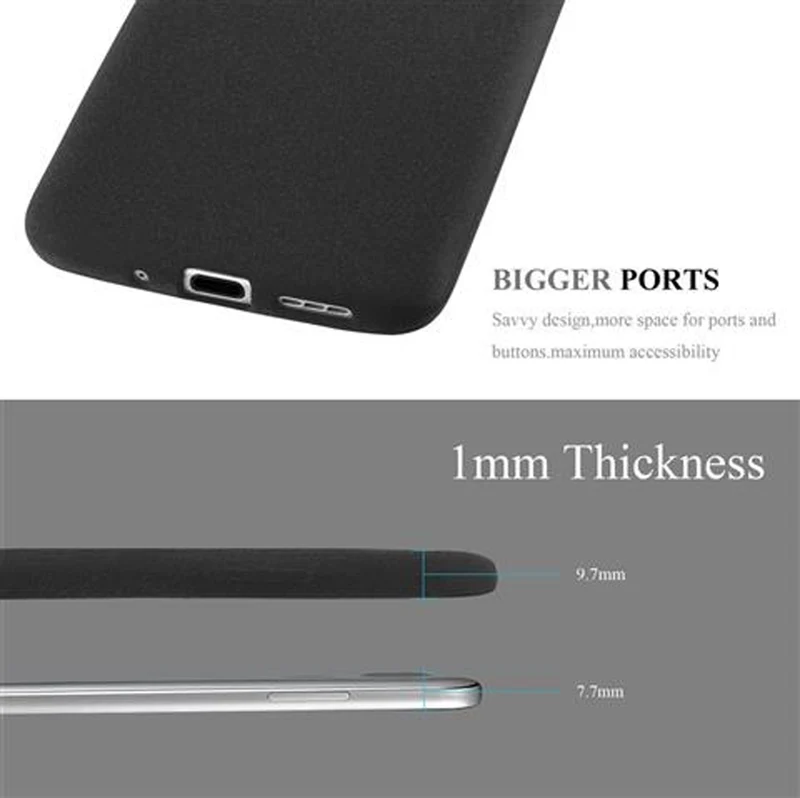 Cadorabo Hülle kompatibel mit LG G5 Schutzhülle aus flexiblem TPU Silikon