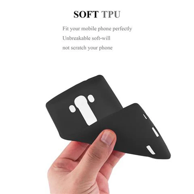 Cadorabo Hülle kompatibel mit LG G4 / G4 PLUS Schutzhülle aus flexiblem TPU Silikon