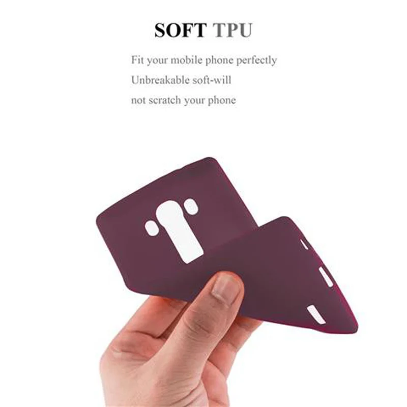 Cadorabo Hülle kompatibel mit LG G4 / G4 PLUS Schutzhülle aus flexiblem TPU Silikon