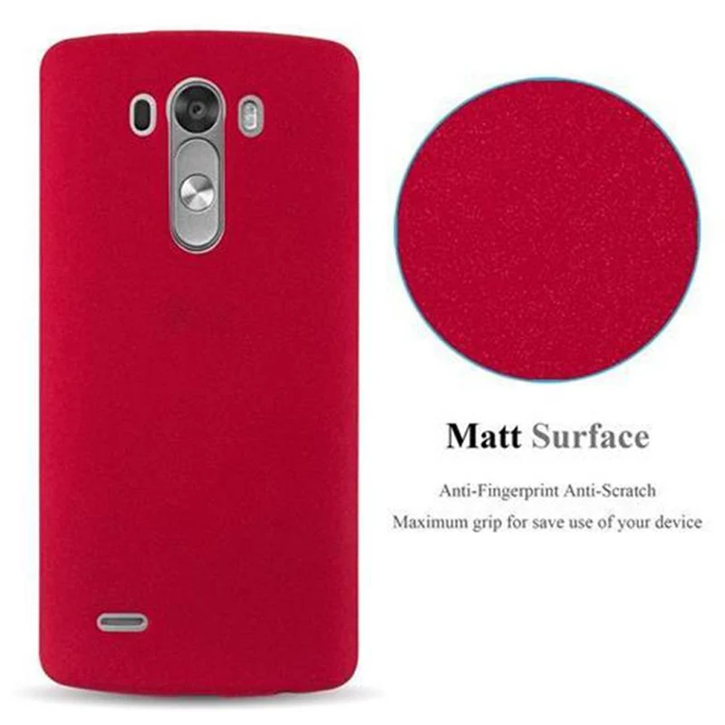 Cadorabo Hülle kompatibel mit LG G3 Schutzhülle aus flexiblem TPU Silikon