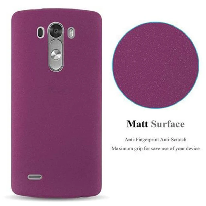 Cadorabo Hülle kompatibel mit LG G3 Schutzhülle aus flexiblem TPU Silikon