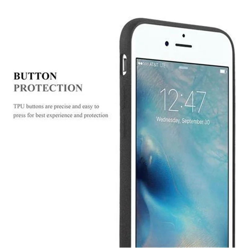 Cadorabo Hülle kompatibel mit Apple iPhone 6 / 6S Schutzhülle aus flexiblem TPU Silikon