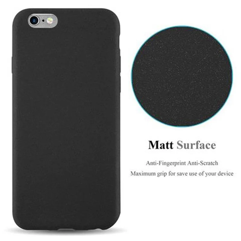 Cadorabo Hülle kompatibel mit Apple iPhone 6 / 6S Schutzhülle aus flexiblem TPU Silikon