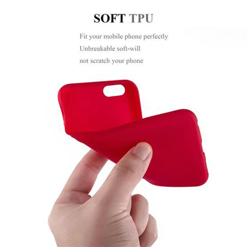 Cadorabo Hülle kompatibel mit Apple iPhone 6 / 6S Schutzhülle aus flexiblem TPU Silikon