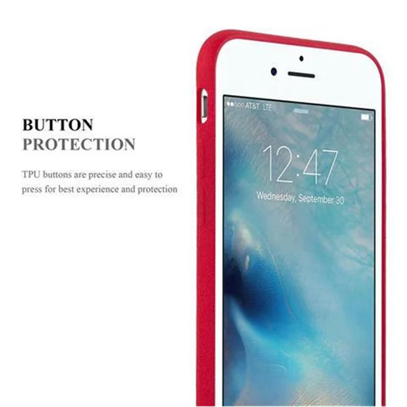 Cadorabo Hülle kompatibel mit Apple iPhone 6 / 6S Schutzhülle aus flexiblem TPU Silikon