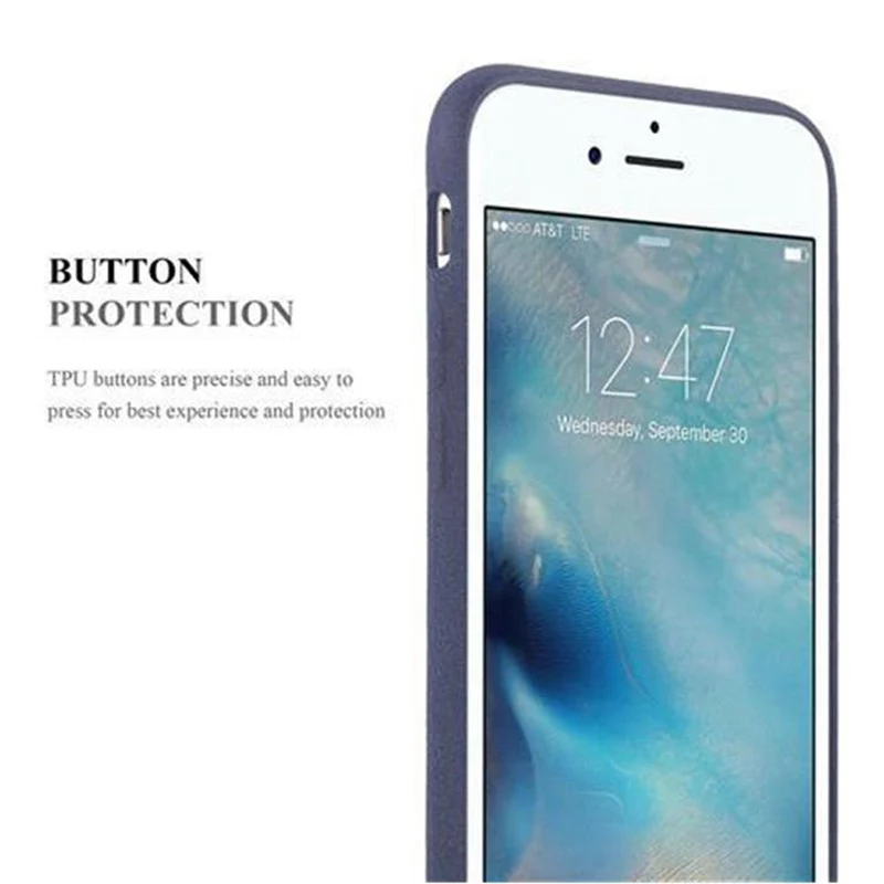 Cadorabo Hülle kompatibel mit Apple iPhone 6 / 6S Schutzhülle aus flexiblem TPU Silikon