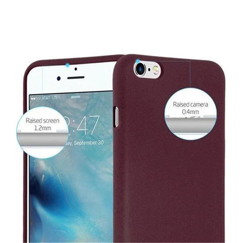 Cadorabo Hülle kompatibel mit Apple iPhone 6 / 6S Schutzhülle aus flexiblem TPU Silikon